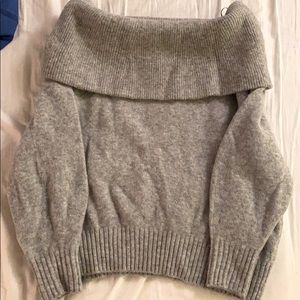 Brand new H&M cowl neck off the shoulder sweater